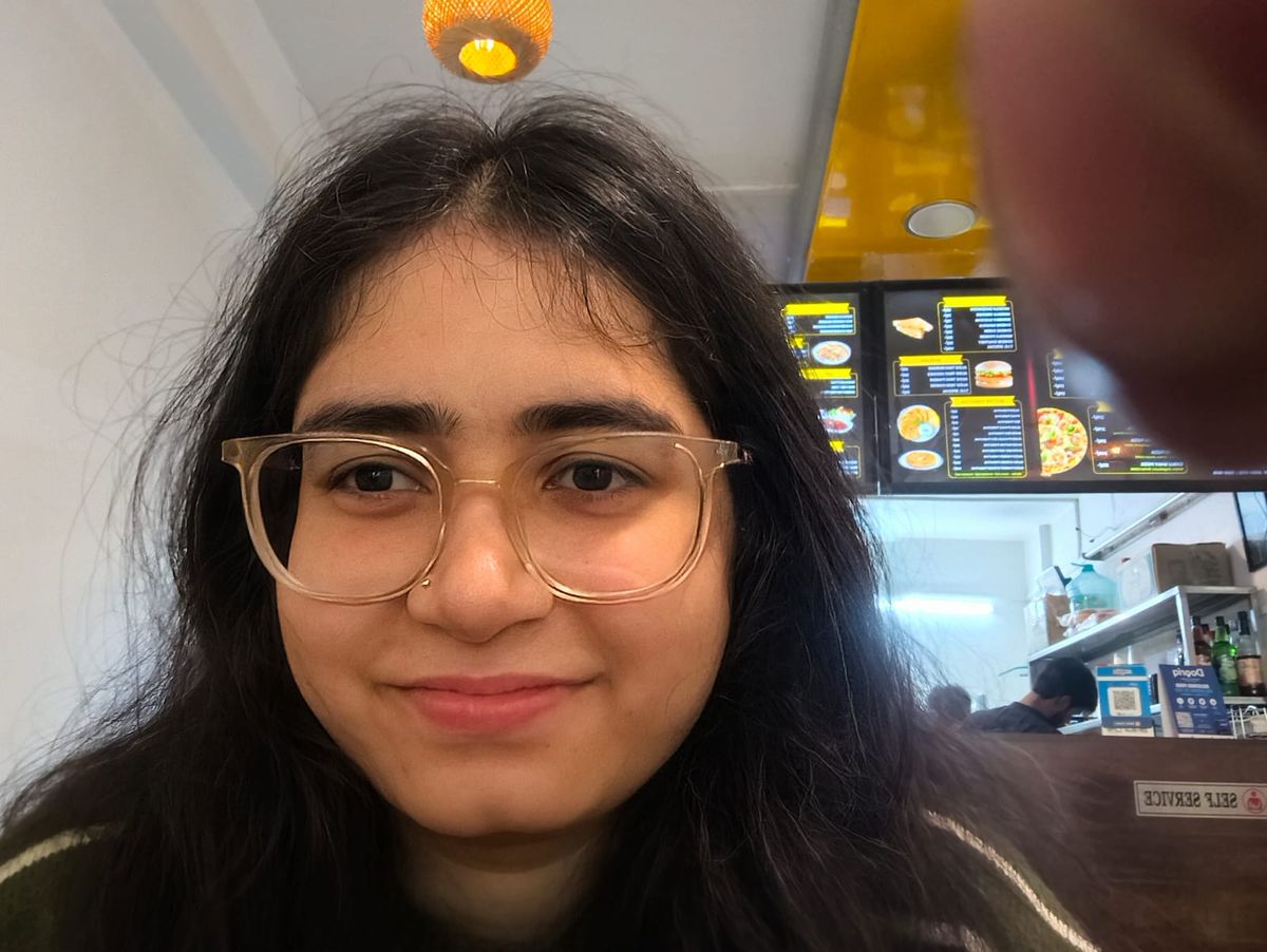 caught mid laugh, as usual